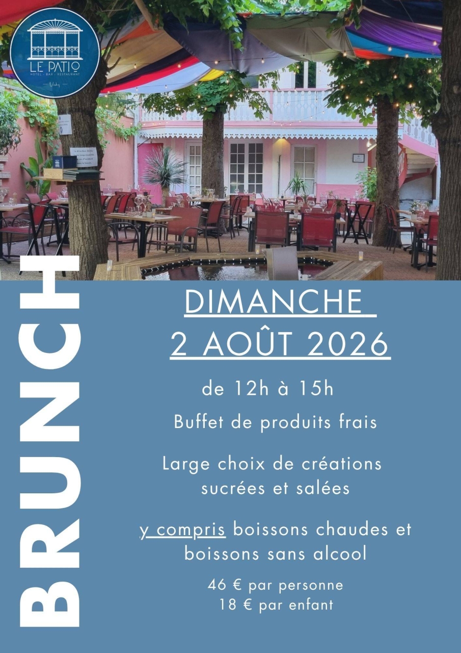 Hotel-Restaurant Le Patio - Restaurant Vichy Centre - bon restaurant VICHY